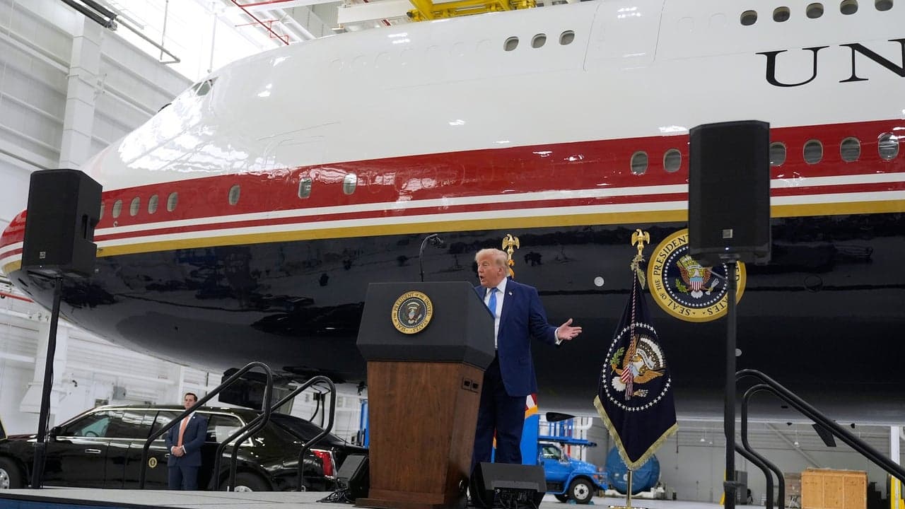 Trump Unveils New Air Force One: Inside the Converted Qatari Jumbo Jet
