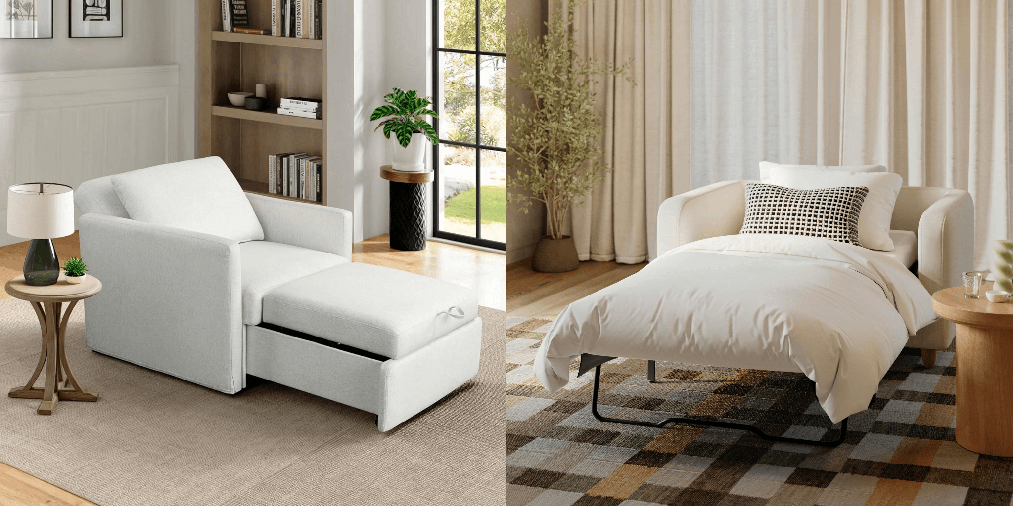 10 Cozy Sleeper Chairs That'll Make Overnight Guests Feel at Home