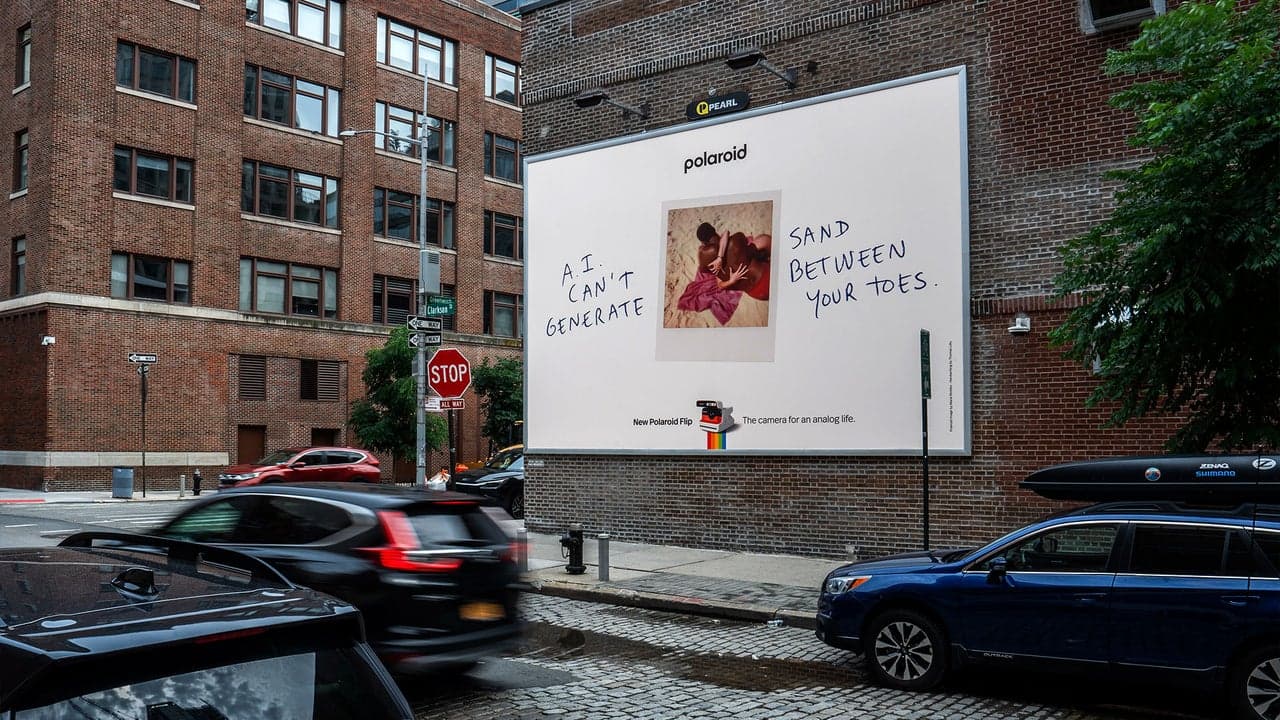 Polaroid's Bold Anti-AI Ad Campaign Challenges Our Digital Obsession